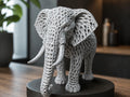 Majestic elephant Sculpture Lattice