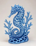 Seahorse Figurine - 6/5" tall in Lattice
