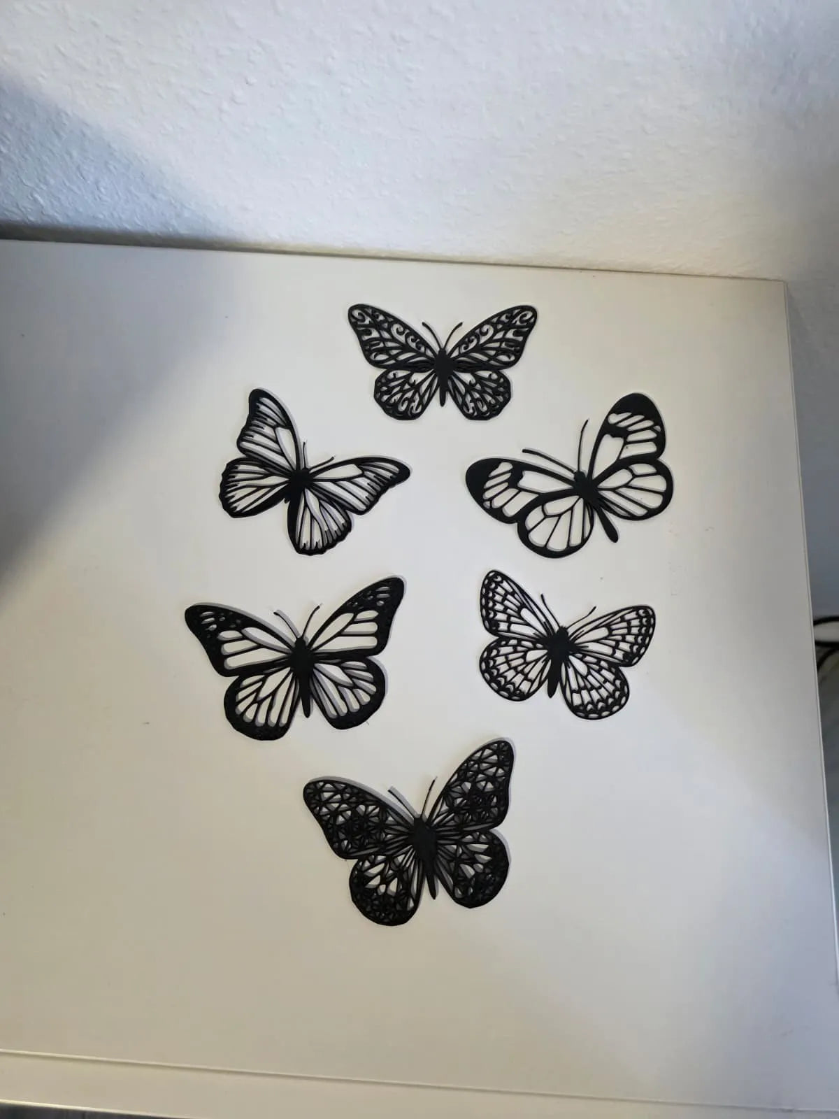 Filigree Butterfly Wall Decor Set