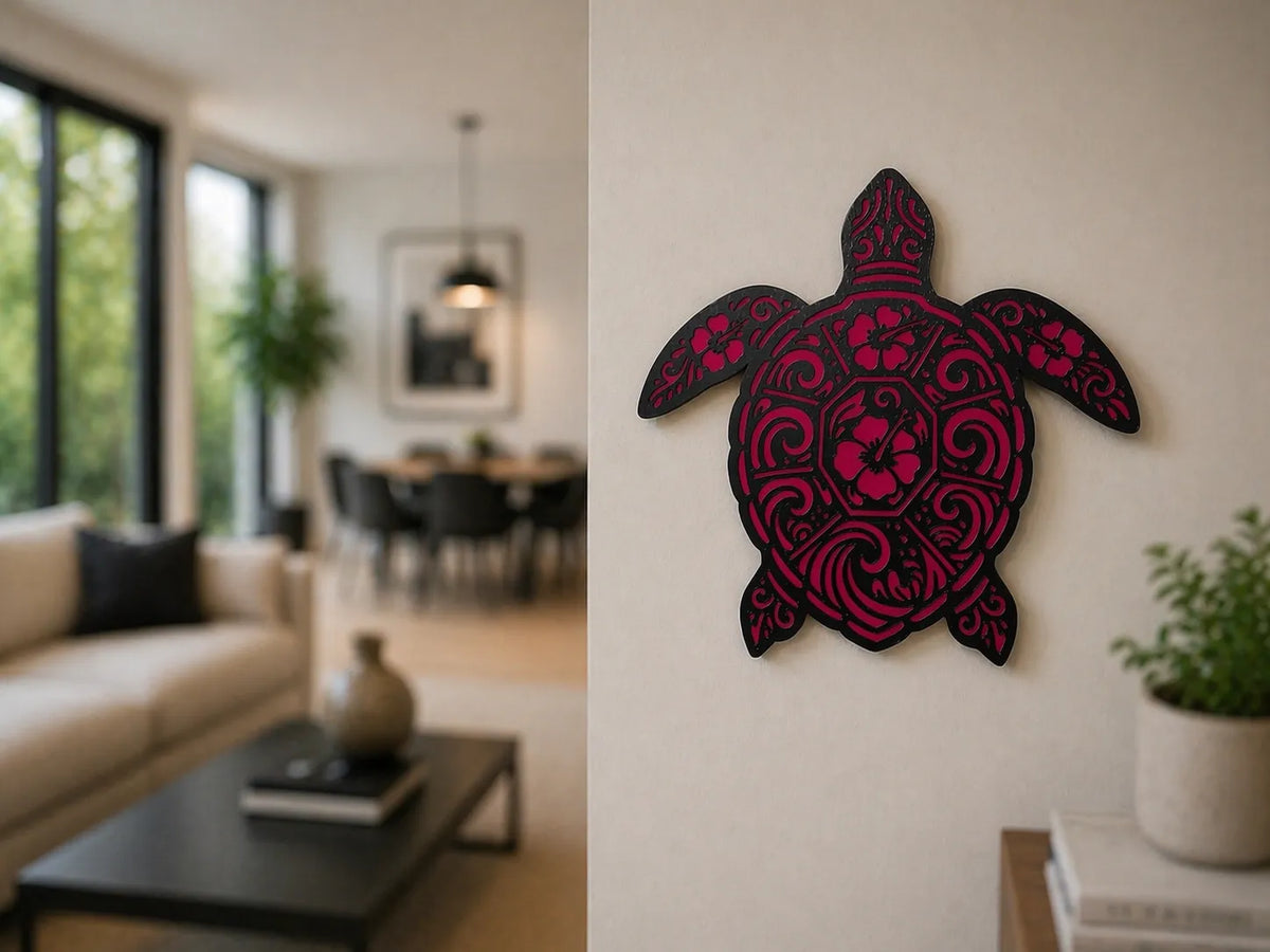 Floral Turtle in 2 colors