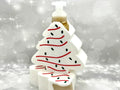 BBW Bath and Body Works Christmas Tree Snack Cake Soap Bottle Holder