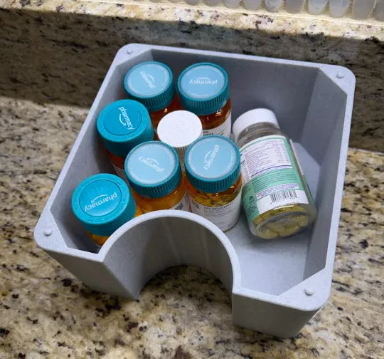 Rotating Pill Dispenser. - Day of Week with AM/PM option