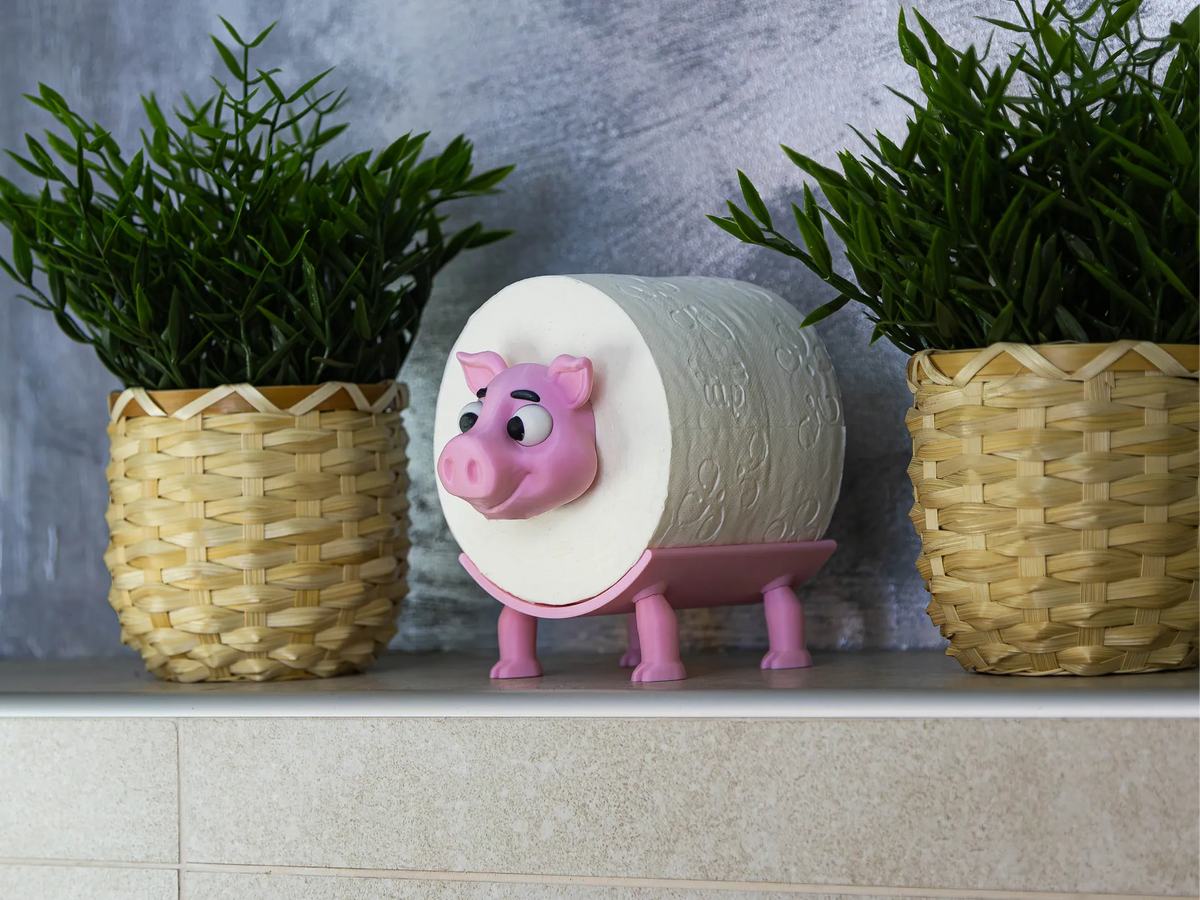Toilet Roll Holder - Pigster