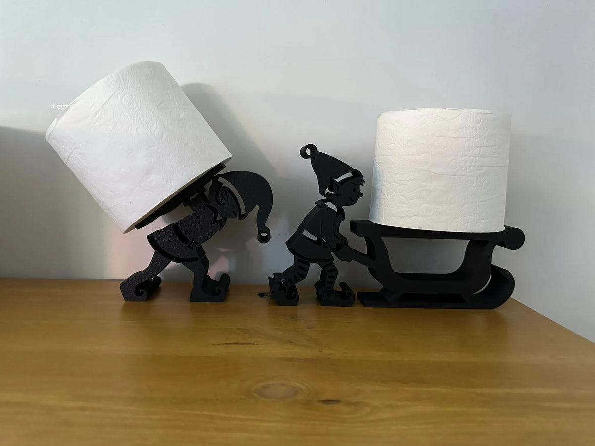 Toilet Roll Holder - Christmas Elves