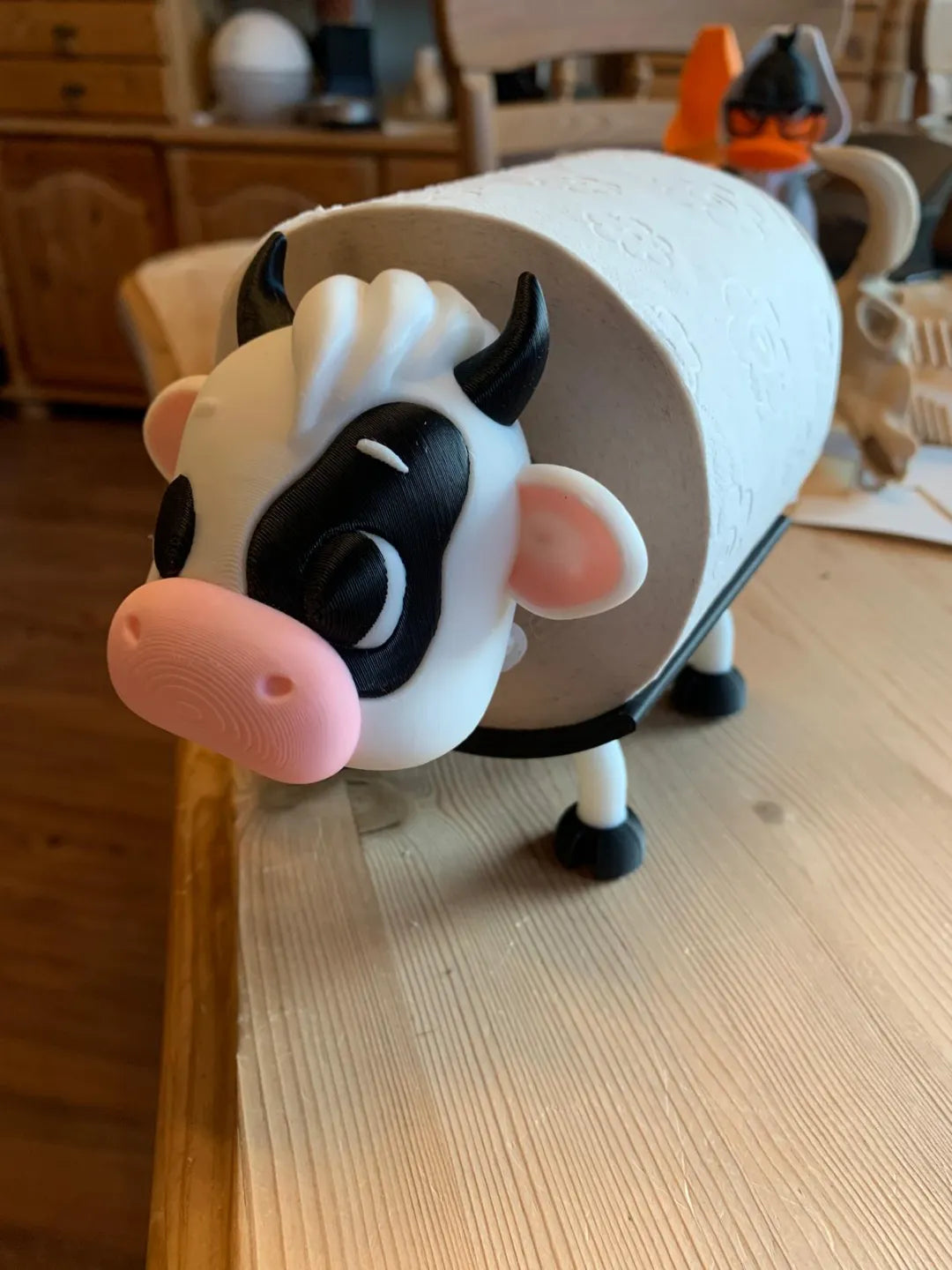 Toilet Roll Holder - Cute Cow
