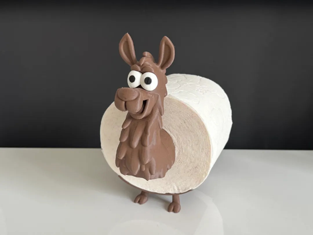 Toilet Roll Holder - Llama