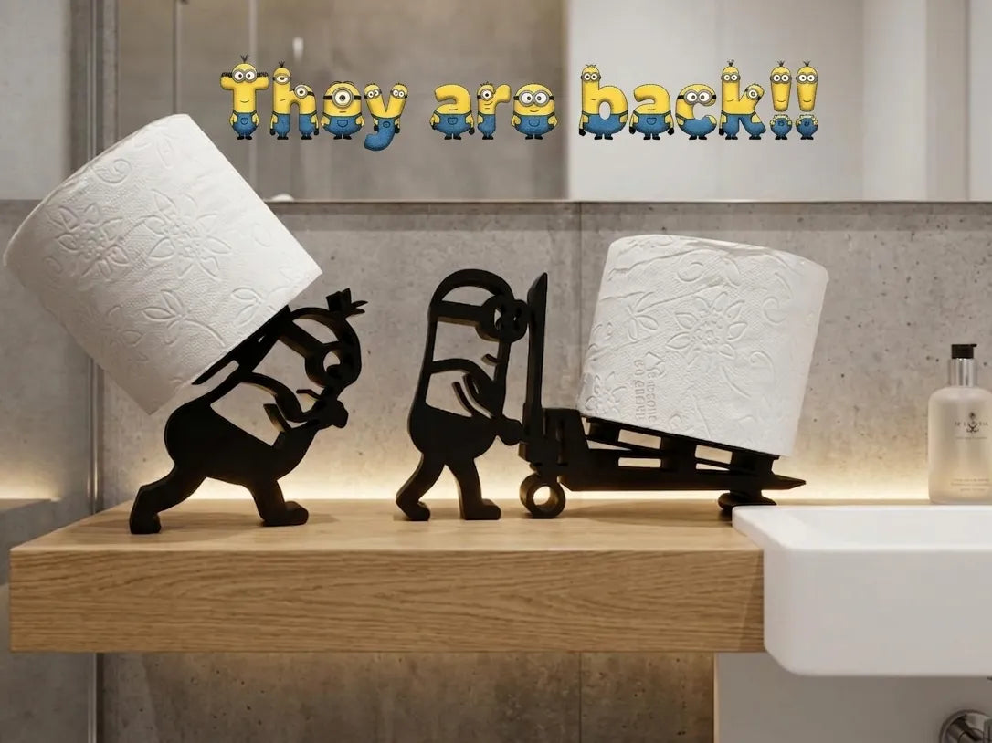 Toilet Roll Holder - Minions Color