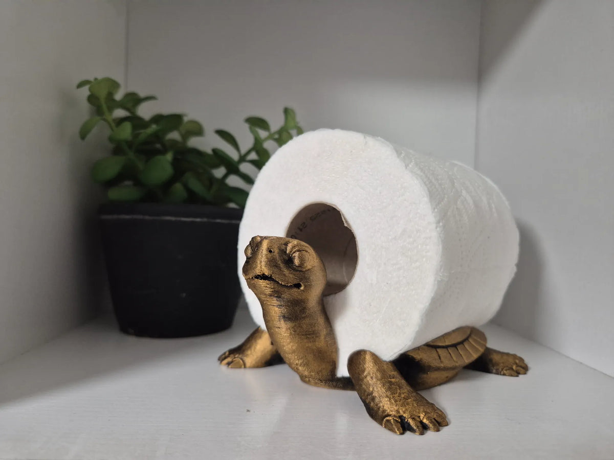 Toilet Roll Holder - Tortoise