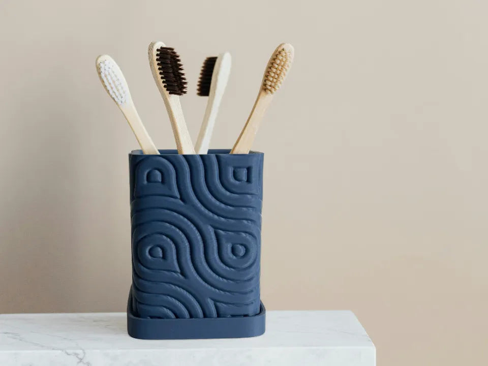 Tooth Brush Holder with Drip tray