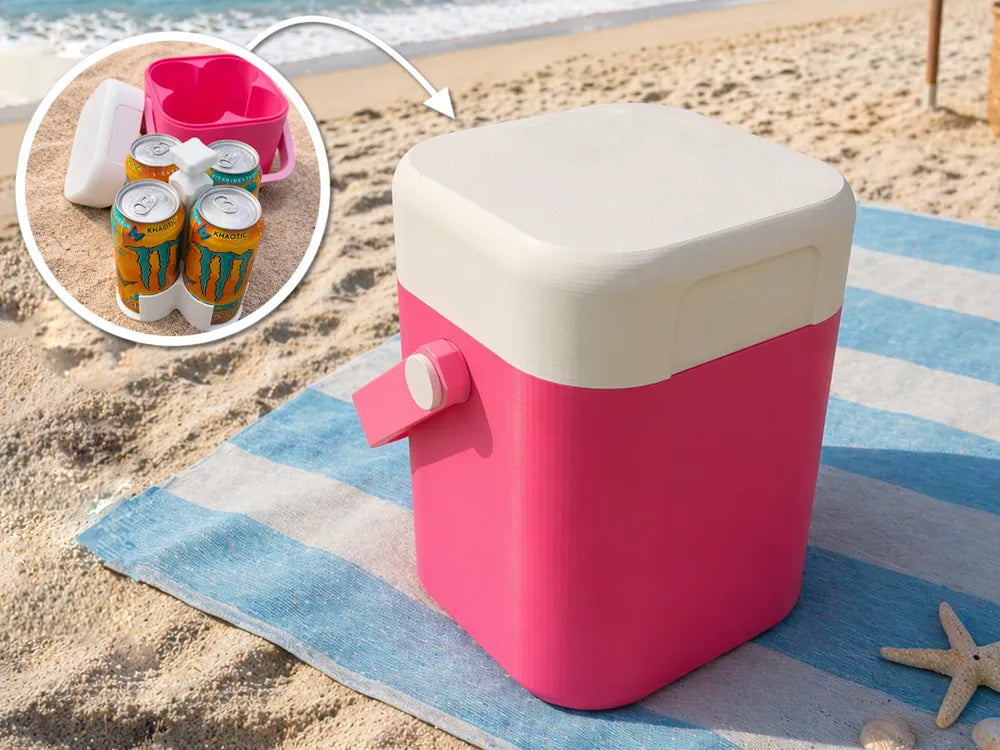 Beverage - 4 Can Mini Cooler and Lift Tray