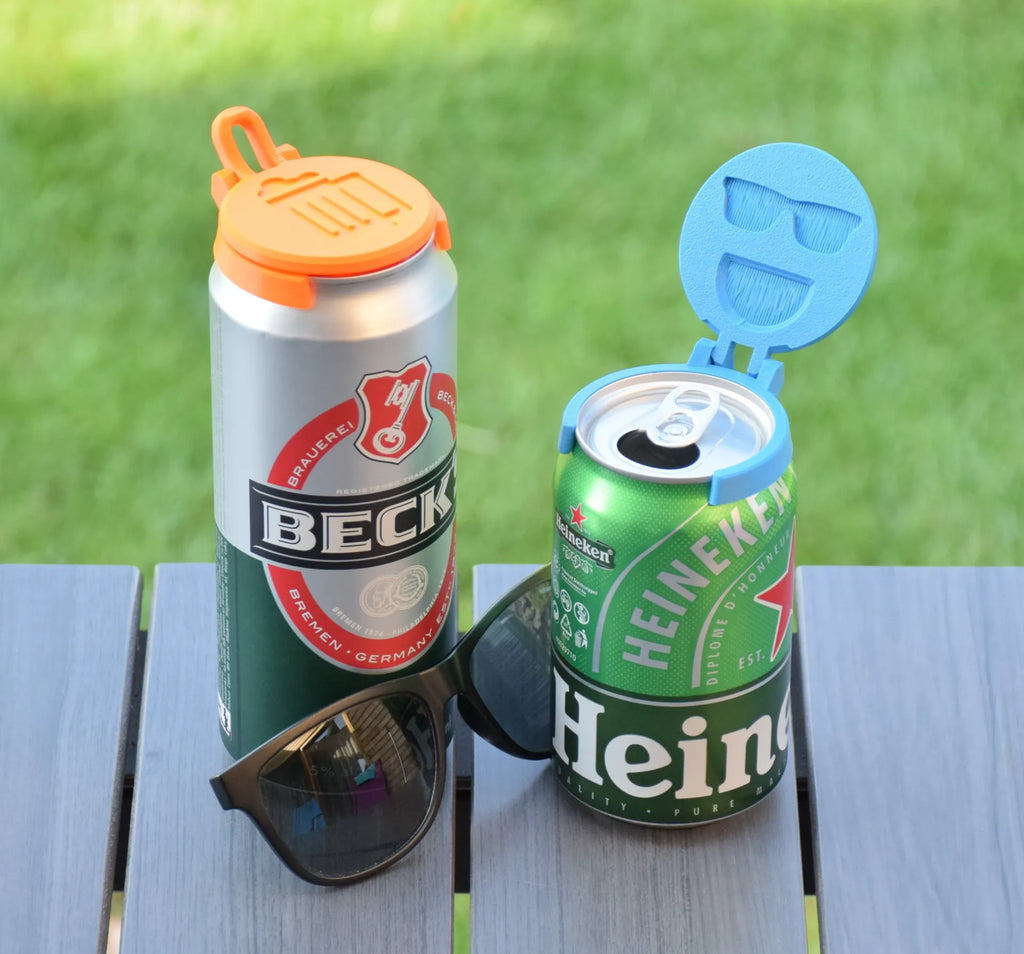 Hinged Beer Protector - Blank for Customization - 6 pack - Any Color