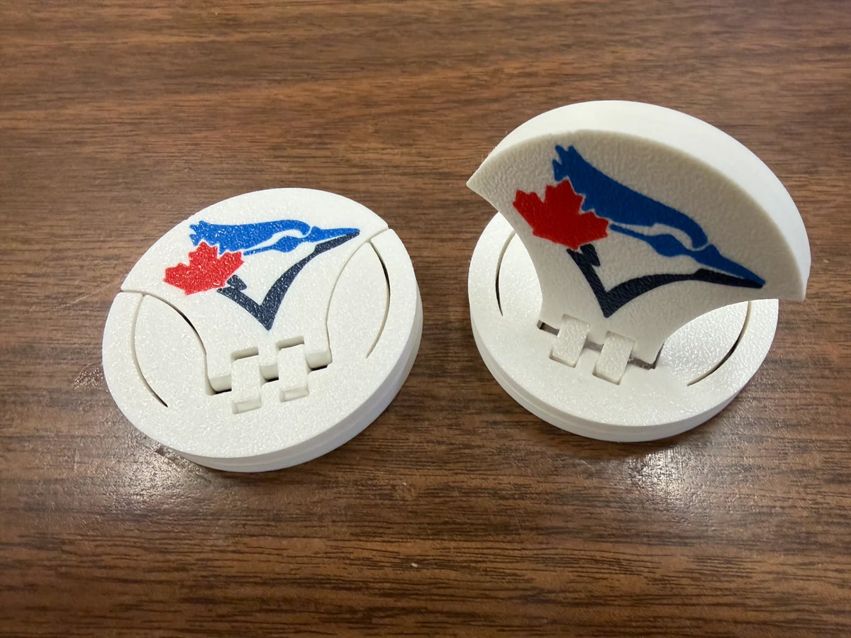 Can Top Cover - Toronto Bluejays - White