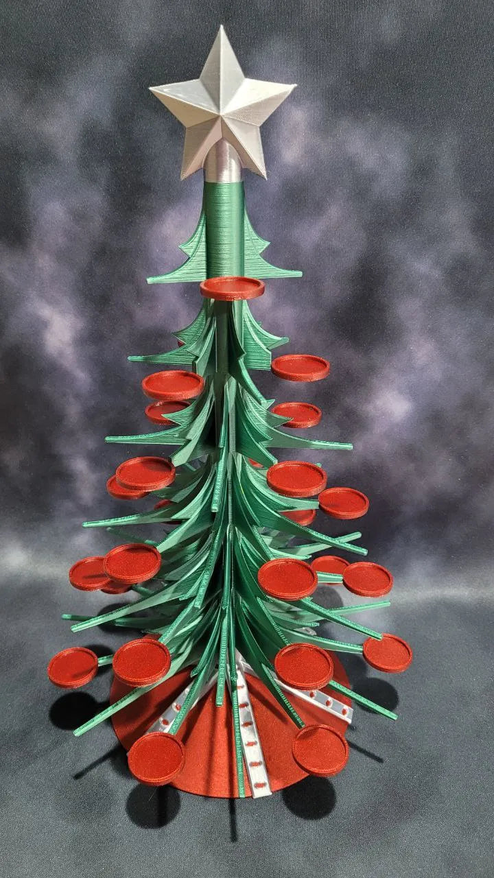 "Kissmas" Tree for Hershey Kisses - Threaded for easy Assemble / Disassemble