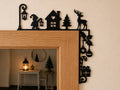 Christmas Door Frame Corner Scene - LEFT or RIGHT Available