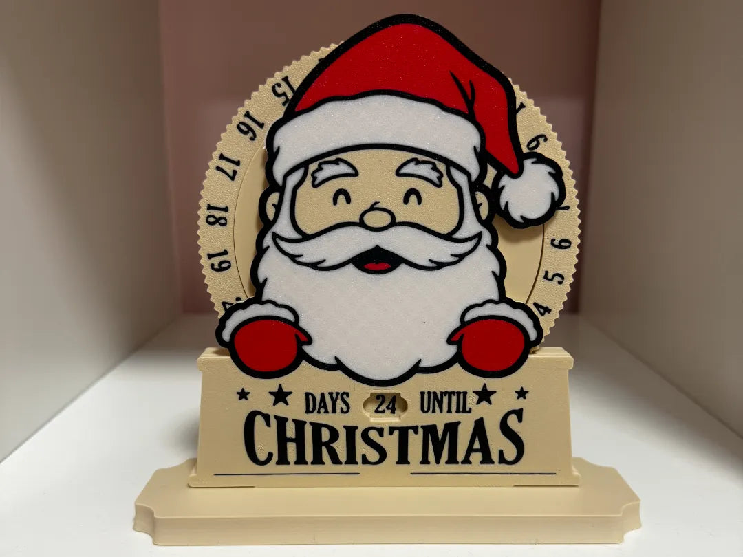 Christmas Countdown Calendar Wheel