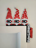 Door Frame Corner - Merry Christmas Gnomes Ho Ho Ho