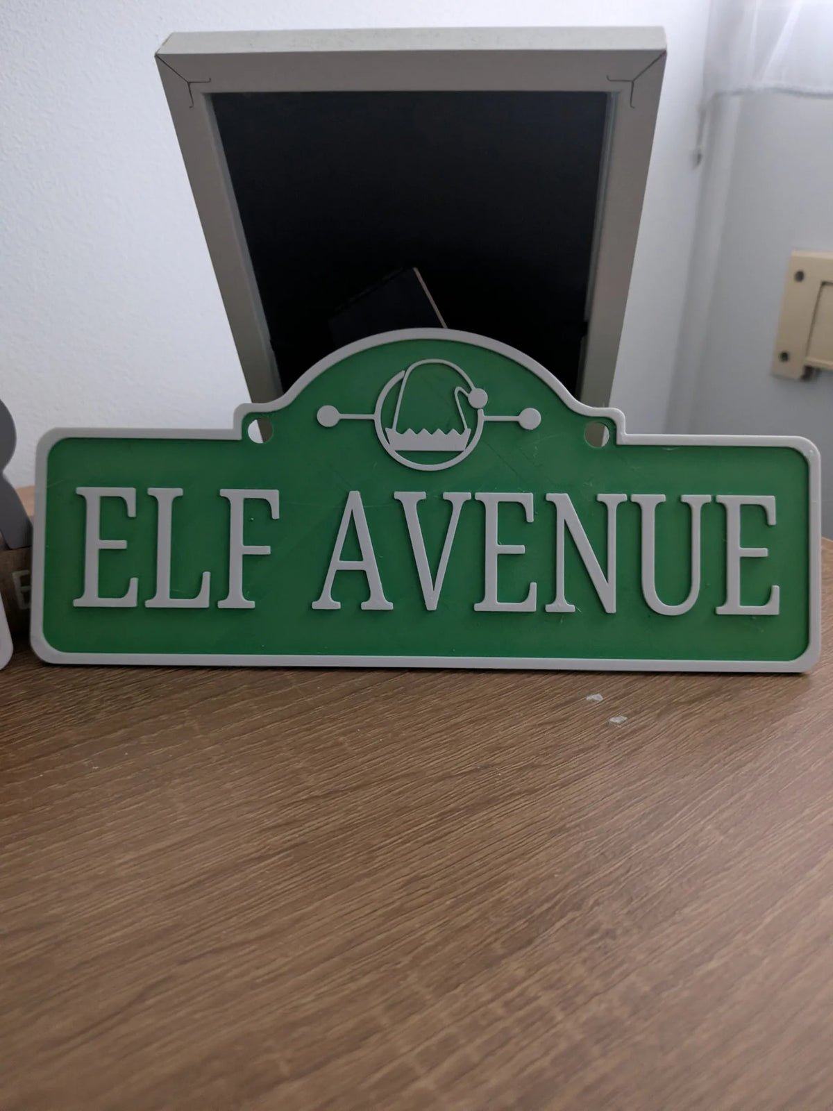 Festive Christmas Street Signs 9 inches Long  - SET OF ALL 3