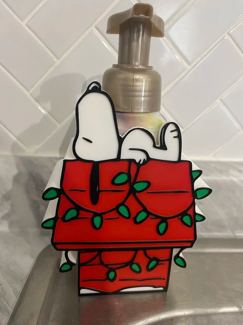 Snoopy BBW Gingerbread House Bath & Body Works Holder - Soap sold separately