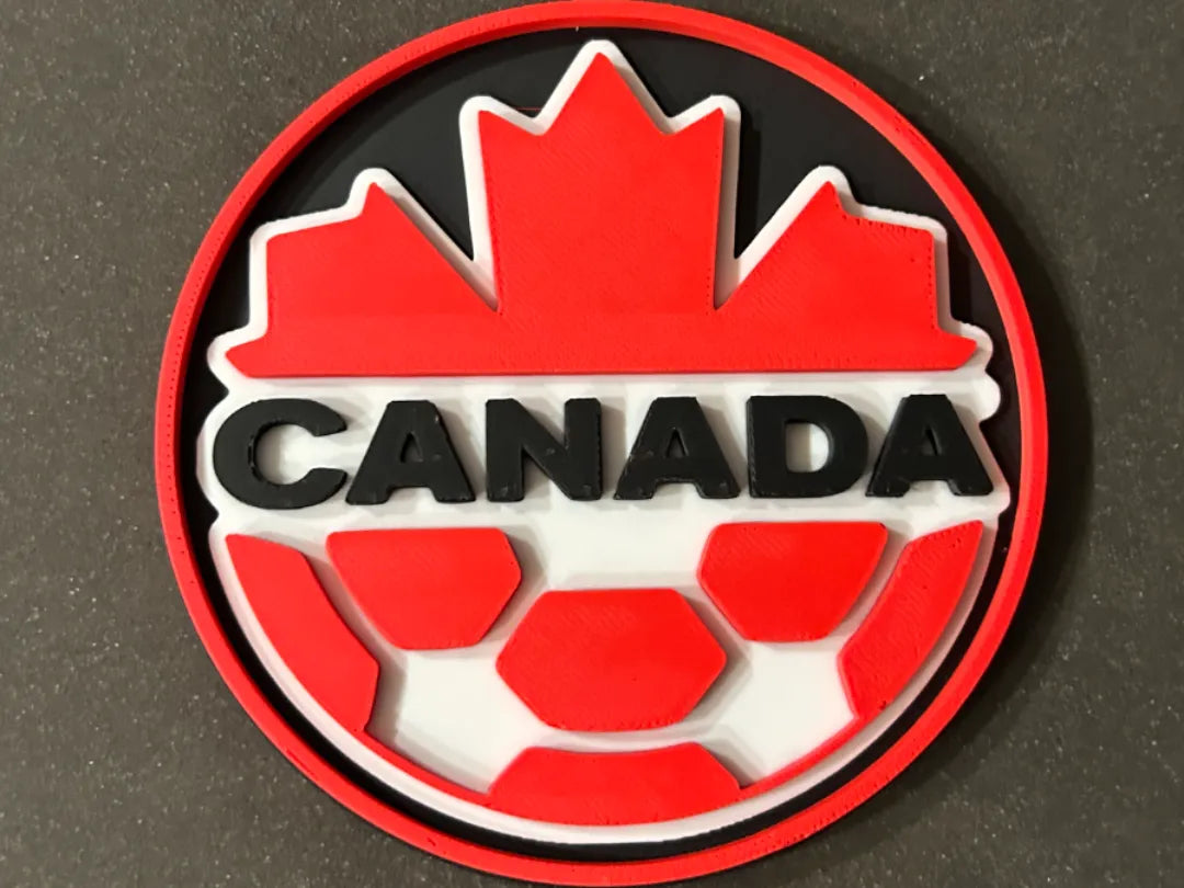 Canada Soccer 6 piece Coaster with Holder and Badging