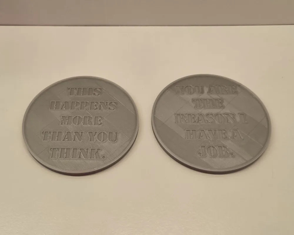 Drinking Sayings & Holder - 7 Piece and Holder