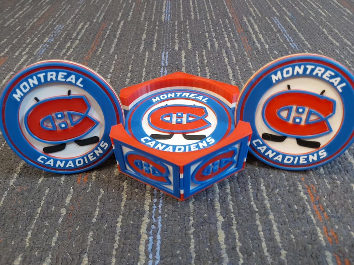 Coaster - Montreal Canadiens Stadium 8 piece Coaster Set