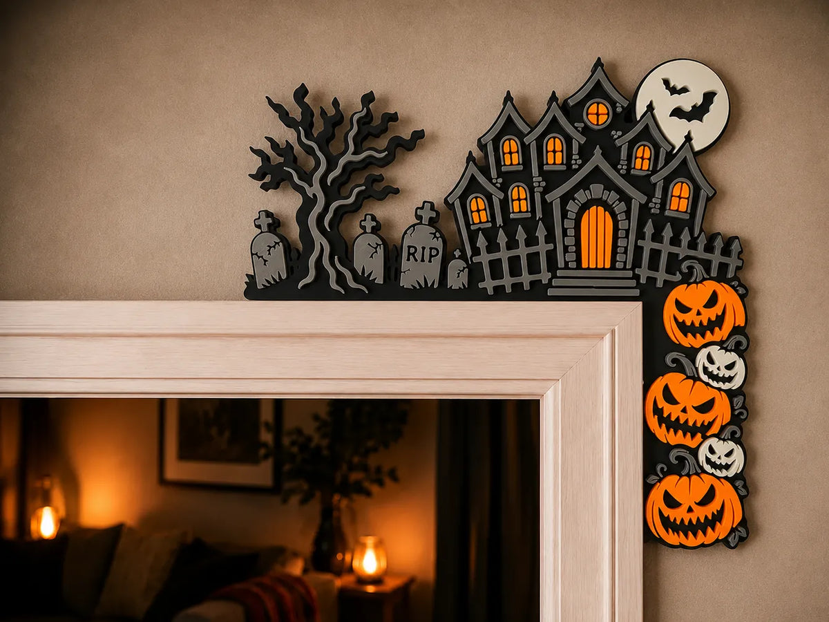 Haunted House Door Corner Hanger - LEFT Corner Only!!