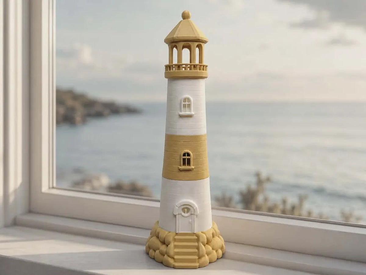 Lighthouse 8 inches tall, available in any colors and sizes up to 10 inches