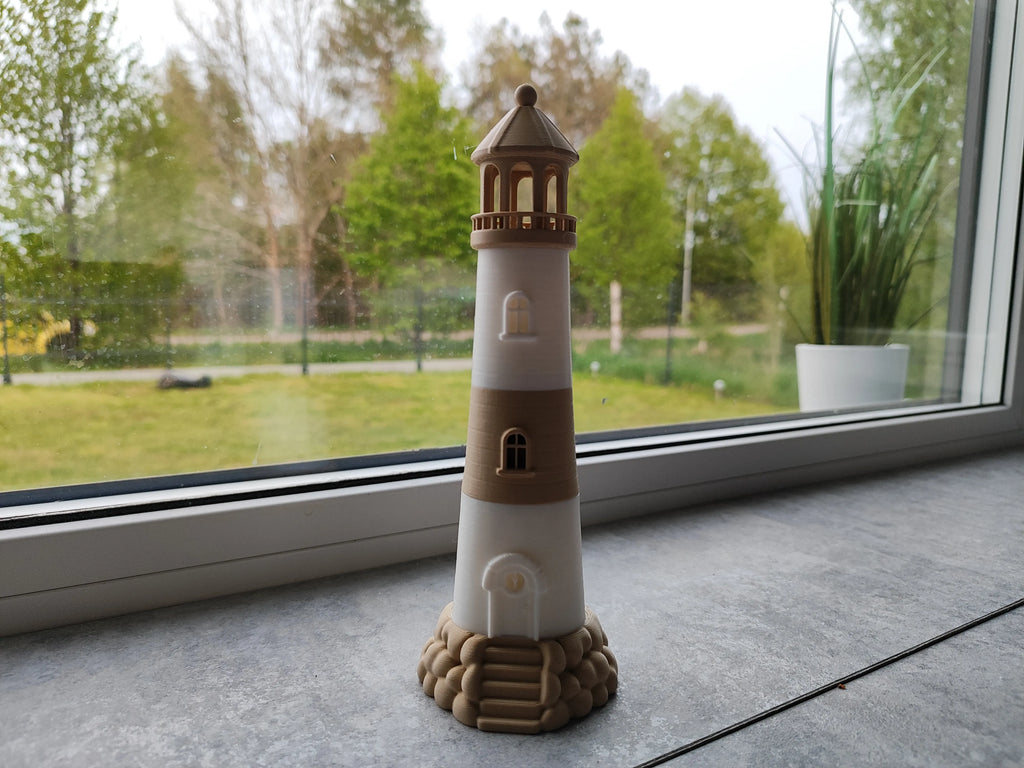 Lighthouse 8 inches tall, available in any colors and sizes up to 10 inches