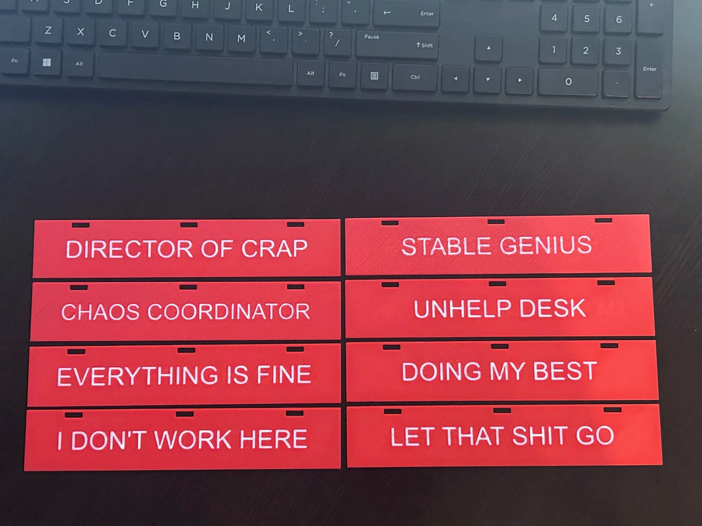 Funny Office Signs - 32 Different Plaques