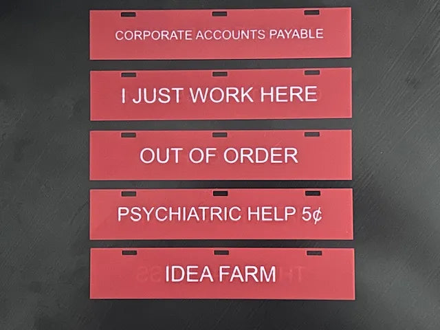 Funny Office Signs - 32 Different Plaques