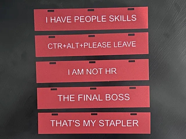 Funny Office Signs - 32 Different Plaques