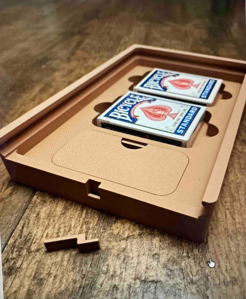 2-N-1 Game Board - Spades / Rummy 500
