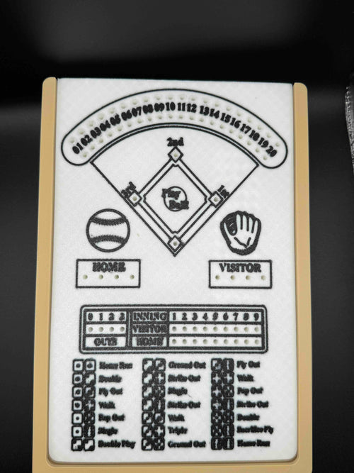 2 in 1 Game Board - Baseball / Frustration Rummy