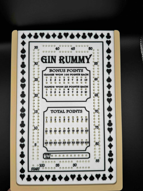 2 in 1 Game Board - Euchre / Gin Rummy
