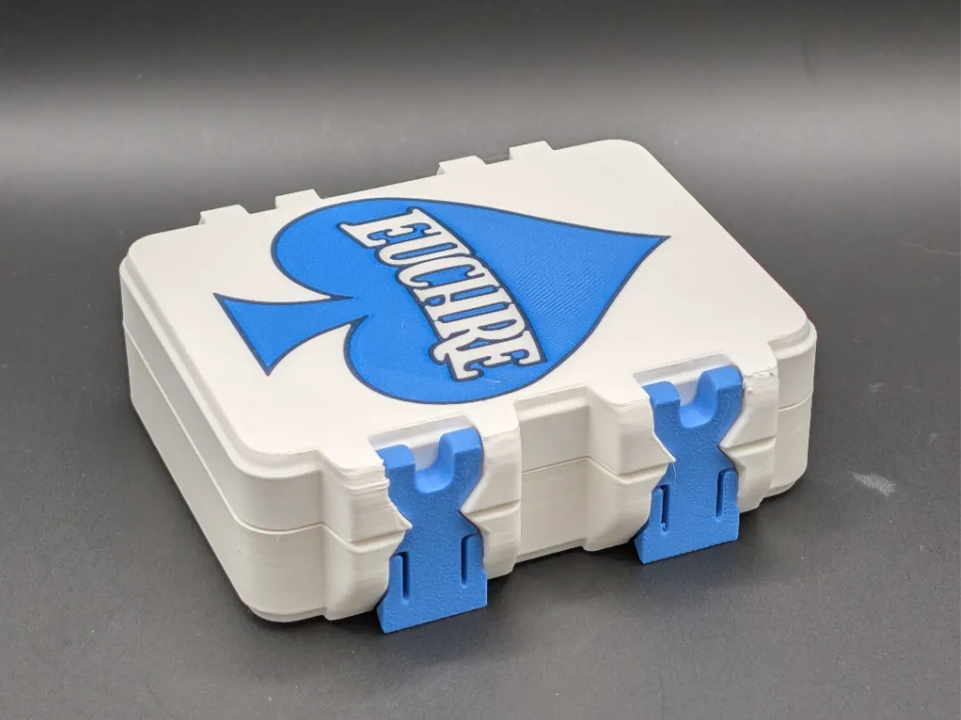 Euchre - Snap Lock Box with Insert in any colors