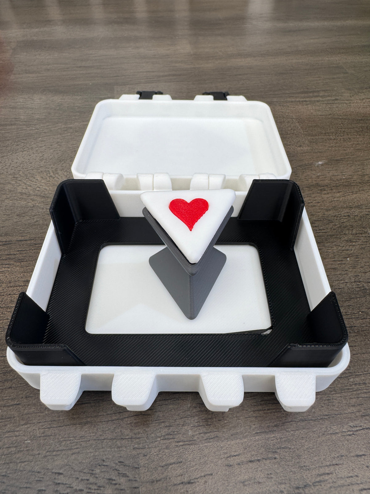 Euchre - Game Snap Lock Box with Insert and Euchre Suit Tracker COMBO