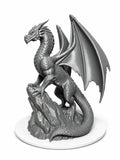 Stormspire Dragon on a rock statue 207mm / 8-1/4"