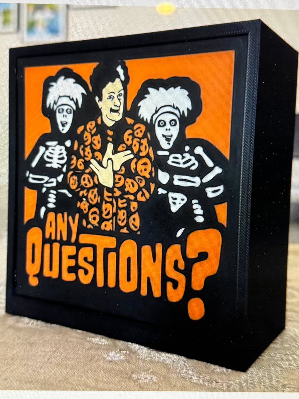 David S Pumpkins Light Box Tealight with timer