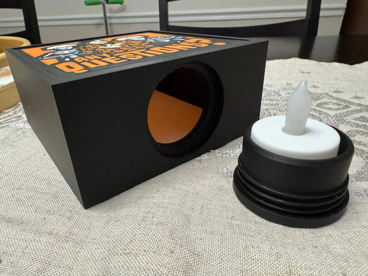 David S Pumpkins Light Box Tealight with timer