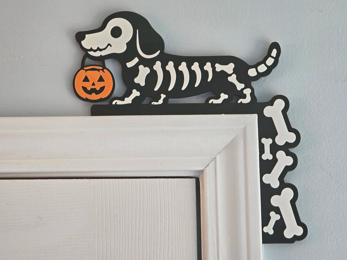 Halloween - Dog Bone Skeleton Trail Door Frame Corner - LEFT or RIGHT Available