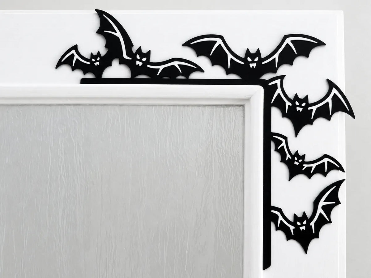 Halloween BATS Door Frame Corner Decor - 10 inches - LEFT or RIGHT Available