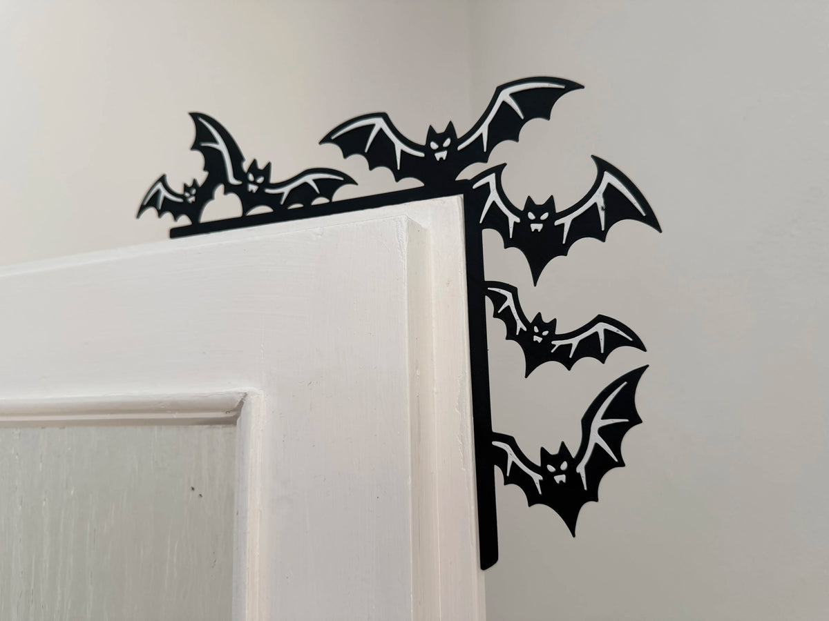 Halloween BATS Door Frame Corner Decor - 10 inches - LEFT or RIGHT Available