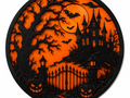 Halloween - Halloween Haunted House Wall Art