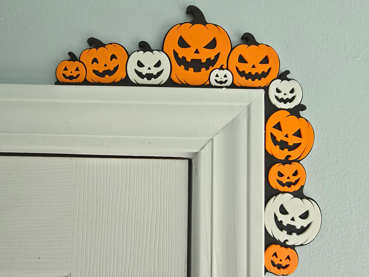 Halloween - Pumpkin Door Frame Corner - LEFT CORNER