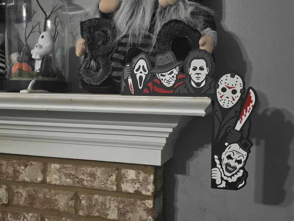 5 Slashers Door Frame Corner Décor 9 Inches - LEFT or RIGHT Available