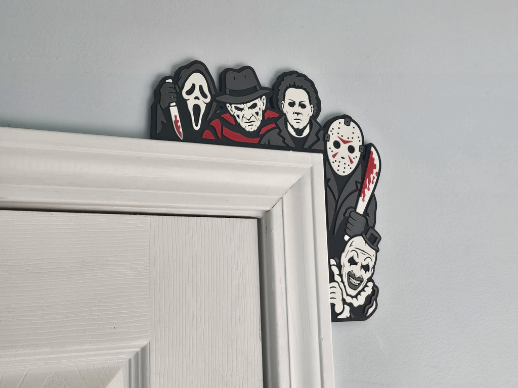 5 Slashers Door Frame Corner Décor 9 Inches - LEFT or RIGHT Available