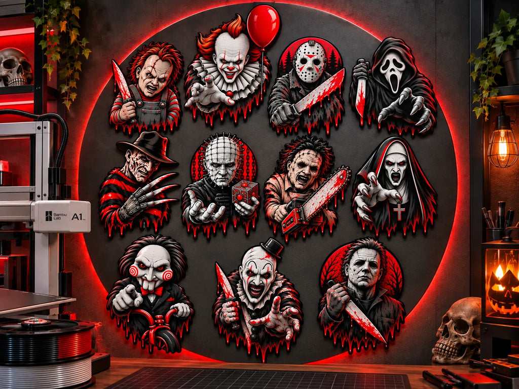 8" Halloween Villans Collection - Collect all 11