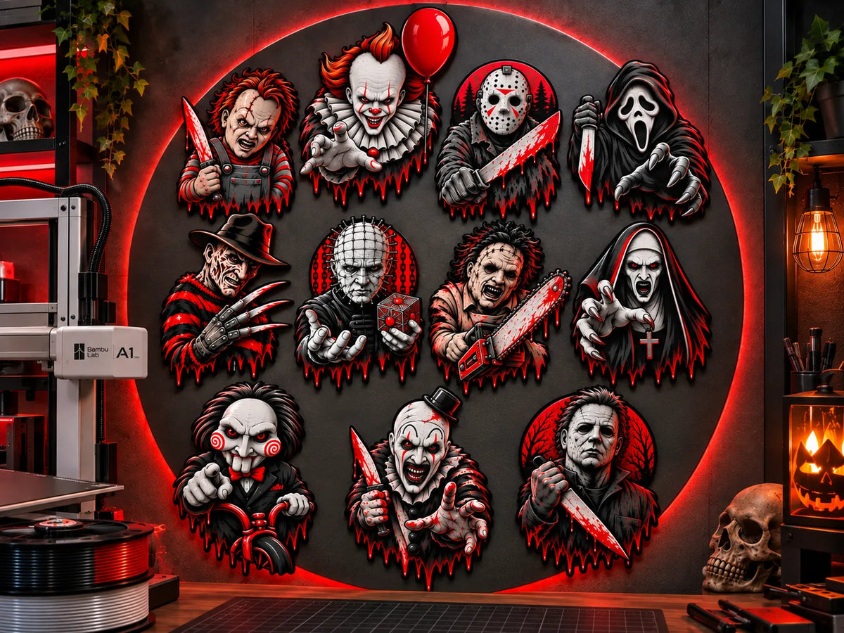 8" Halloween Villans Collection - Collect all 11
