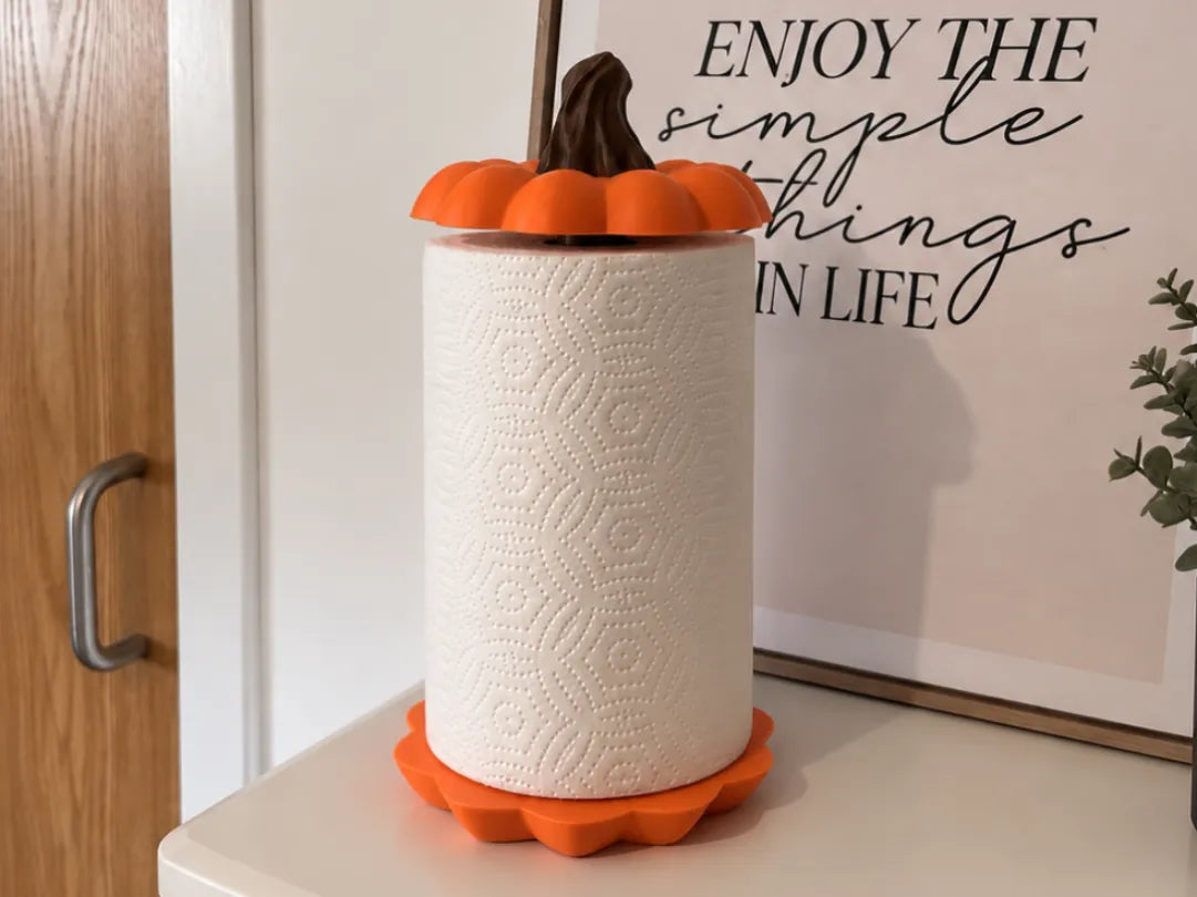 Autumn Pumpkin - Paper Towel Holder