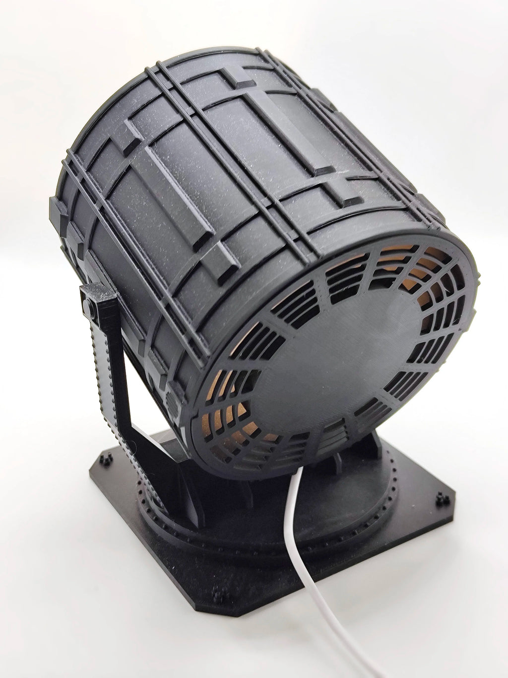 Lamp - Bat Signal with base with LED Puck Lighting